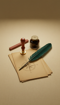 Antique Compass Rose Stationery Set on Heavyweight Stock